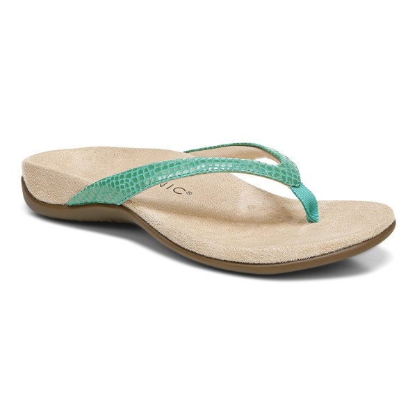 Vionic Sandals Ireland - Dillon Toe Post Sandal Green - Womens Shoes Sale | VWMTA-2194